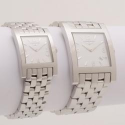Pre Owned Longines Dolce Vita Quartz His and Her Watches SS/Silver