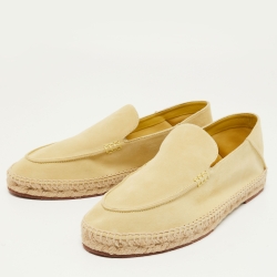 Loro Piana Green Suede Seaside Walk Espadrilles Size 43