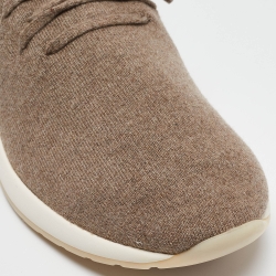 Loro Piana Brown Wool 360 Flexy Walker Low Top Sneakers Size 45