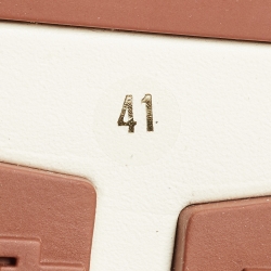 Pre Owned Loro Piana Brown Knit Fabric 360 LP Flexy Walk Sneakers Size 41