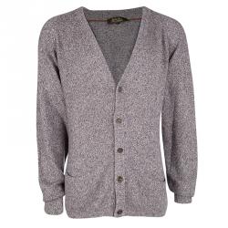 Pre Owned Loro Piana Purple Baby Cashmere Cardigan 3XL