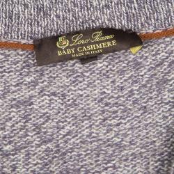 Pre Owned Loro Piana Purple Baby Cashmere Cardigan 3XL