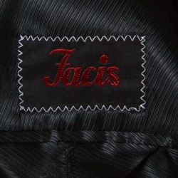 Pre Owned Loro Piana Facis Black Cashmere Over Coat S