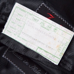 Pre Owned Loro Piana Facis Black Cashmere Over Coat S