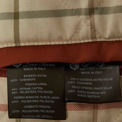 Pre Owned Loro Piana Navy Blue Cashmere Icer Jacket L