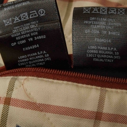 Pre Owned Loro Piana Navy Blue Cashmere Icer Jacket L