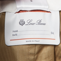 Pre Owned Loro Piana Red Cotton & Linen Cargo Shorts 2XL
