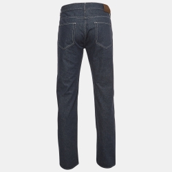 Pre Owned Loro Piana Blue Denim Jeans XL Waist 36"