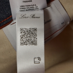 Pre Owned Loro Piana Blue Denim Jeans XL Waist 36"