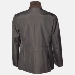 Pre Owned Loro Piana Grey Roadster Villa D'Este Jacket L