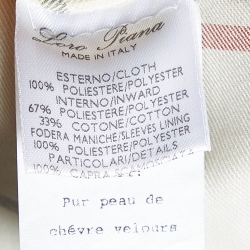 Pre Owned Loro Piana Grey Roadster Villa D'Este Jacket L