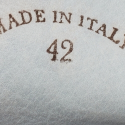 مملوكة مسبقًا Loro Piana Blue Suede Babouche Charms Walk Mules Size 42