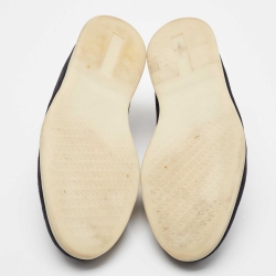 Pre Owned Loro Piana Navy Blue Suede Summer Walk Slip On Loafers Size 42.5