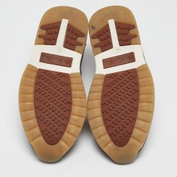 Pre Owned Loro Piana Grey Knit Fabric 360 Lp Flexy Walker Sneakers Size 42