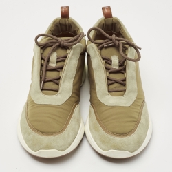 Loro Piana Two Tone Nylon and Suede Modular Walk Sneakers Size 45