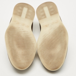 Pre Owned Loro Piana Brown Nubuck Summer Walk Loafers Size 40