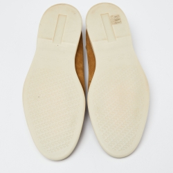 Pre Owned Loro Piana Beige Nubuck Summer Walk Loafers Size 42