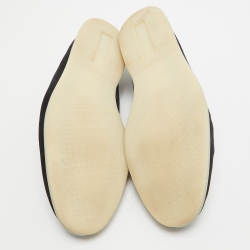 Pre Owned Loro Piana Navy Blue/White Suede Summer Charms Walk Loafers Size 42