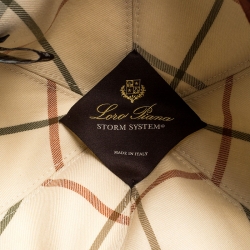 Pre Owned Loro Piana Beige Storm System Baseball Cap M
