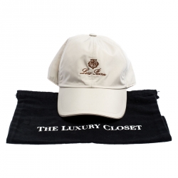 Pre Owned Loro Piana Beige Storm System Baseball Cap M