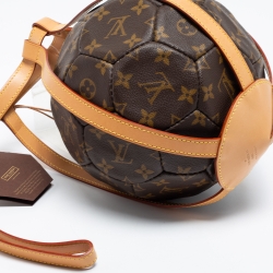 Pre Owned Louis Vuitton Monogram Canvas Limited Edition FIFA World Cup 98' Football and Holder