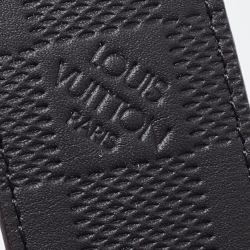 Louis Vuitton Damier Ebene Canvas and Damier Infini Leather Reversible Belt 90 CM