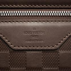 Pre Owned Louis Vuitton Brown Damier Infini Calypso Messenger MM Bag 