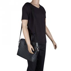 Louis Vuitton Damier Graphite Canvas Porte Documents Jour Messenger Bag