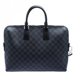 Louis Vuitton Damier Graphite Canvas Porte Documents Jour Messenger Bag