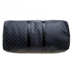 Louis Vuitton Damier Graphite Canvas Keepall Bandouliere 55