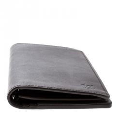 Pre Owned محفظة مفكرة لوي فيتون جلد بنية داكنة