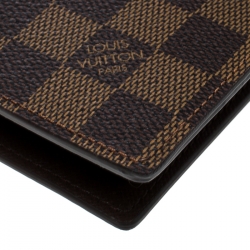 Louis Vuitton Damier Ebene Canvas Marco Wallet