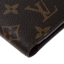 Pre Owned Louis Vuitton Damier Ebene Canvas Billfold Wallet