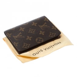 Pre Owned Louis Vuitton Damier Ebene Canvas Billfold Wallet