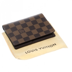 Louis Vuitton Damier Ebene Canvas Billfold Wallet