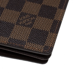 Louis Vuitton Damier Ebene Canvas Florin Wallet