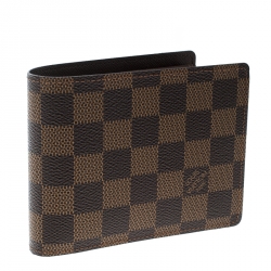Louis Vuitton Damier Ebene Canvas Florin Wallet