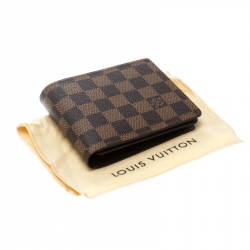 Louis Vuitton Damier Ebene Canvas Florin Wallet