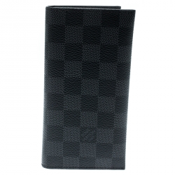 Louis Vuitton Black Damier Graphite Bi-fold Wallet