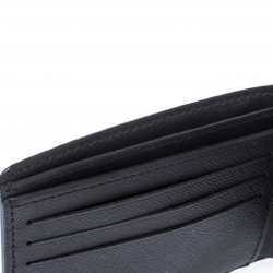 Pre Owned محفظة لوي فيتون غالاكسي متعددة طية مزدوجة كانفاس مونوغرامي رصاصي