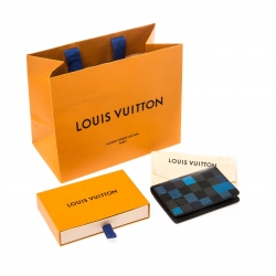 مملوكة مسبقًا Louis Vuitton Damier Graphite Pixel Pocket Organizer