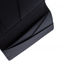 مملوكة مسبقًا محفظة لوي فيتون غالاكسي متعددة طية مزدوجة كانفاس مونوغرامي رصاصي