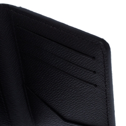 مملوكة مسبقًا محفظة لوي فيتون غالاكسي متعددة طية مزدوجة كانفاس مونوغرامي رصاصي