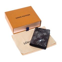 مملوكة مسبقًا محفظة لوي فيتون غالاكسي متعددة طية مزدوجة كانفاس مونوغرامي رصاصي