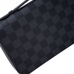 Pre Owned Louis Vuitton Damier Graphite Canvas Zippy XL Wallet