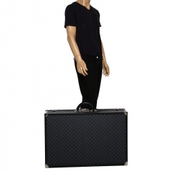 Louis Vuitton Damier Graphite Canvas Alzer Trunk Suitcase 75