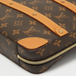 Pre Owned Louis Vuitton Monogram Canvas Soft Trunk Messenger MM Bag