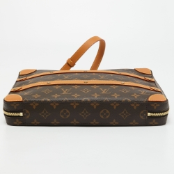Pre Owned Louis Vuitton Monogram Canvas Soft Trunk Messenger MM Bag