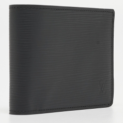 Pre Owned Louis Vuitton Black Epi Leather Multiple Wallet