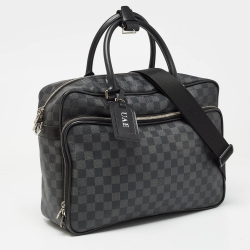 Pre Owned Louis Vuitton Damier Graphite Canvas Icare Laptop Bag